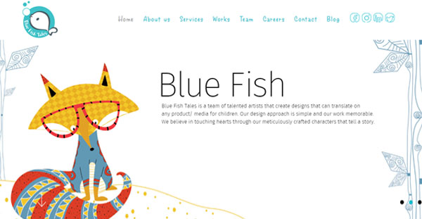 Blue Fish Designed by Egainz